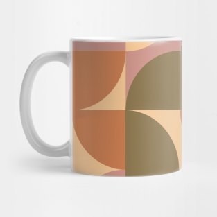 Terracotta Abstract Theme Mug